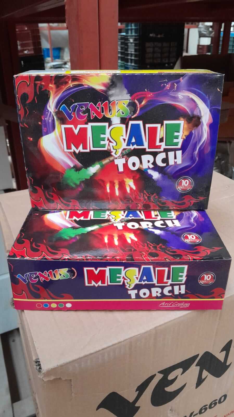 Kaliteli Mor Meşale
