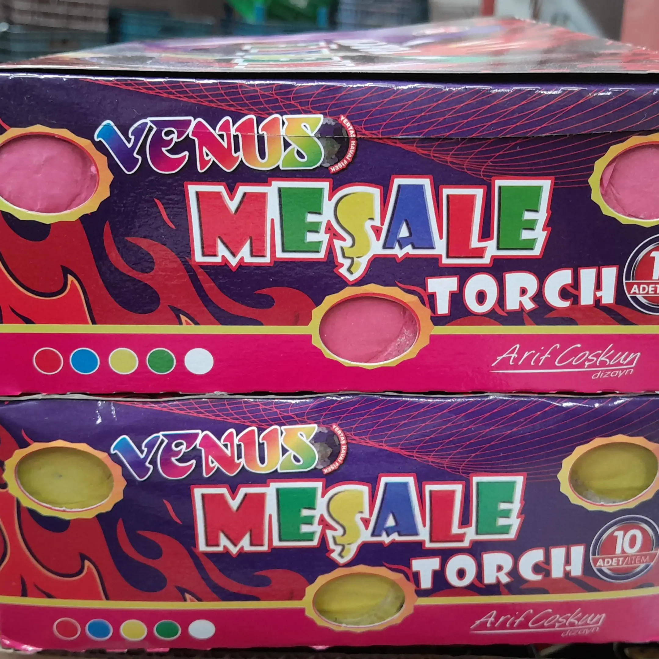 Renkli Maç Meşaleleri